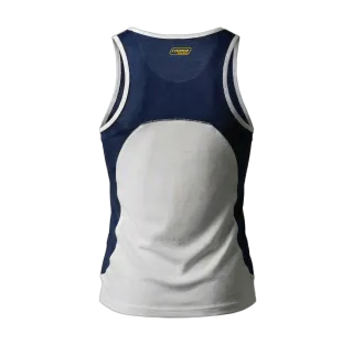 ERNA White Training Singlet Back